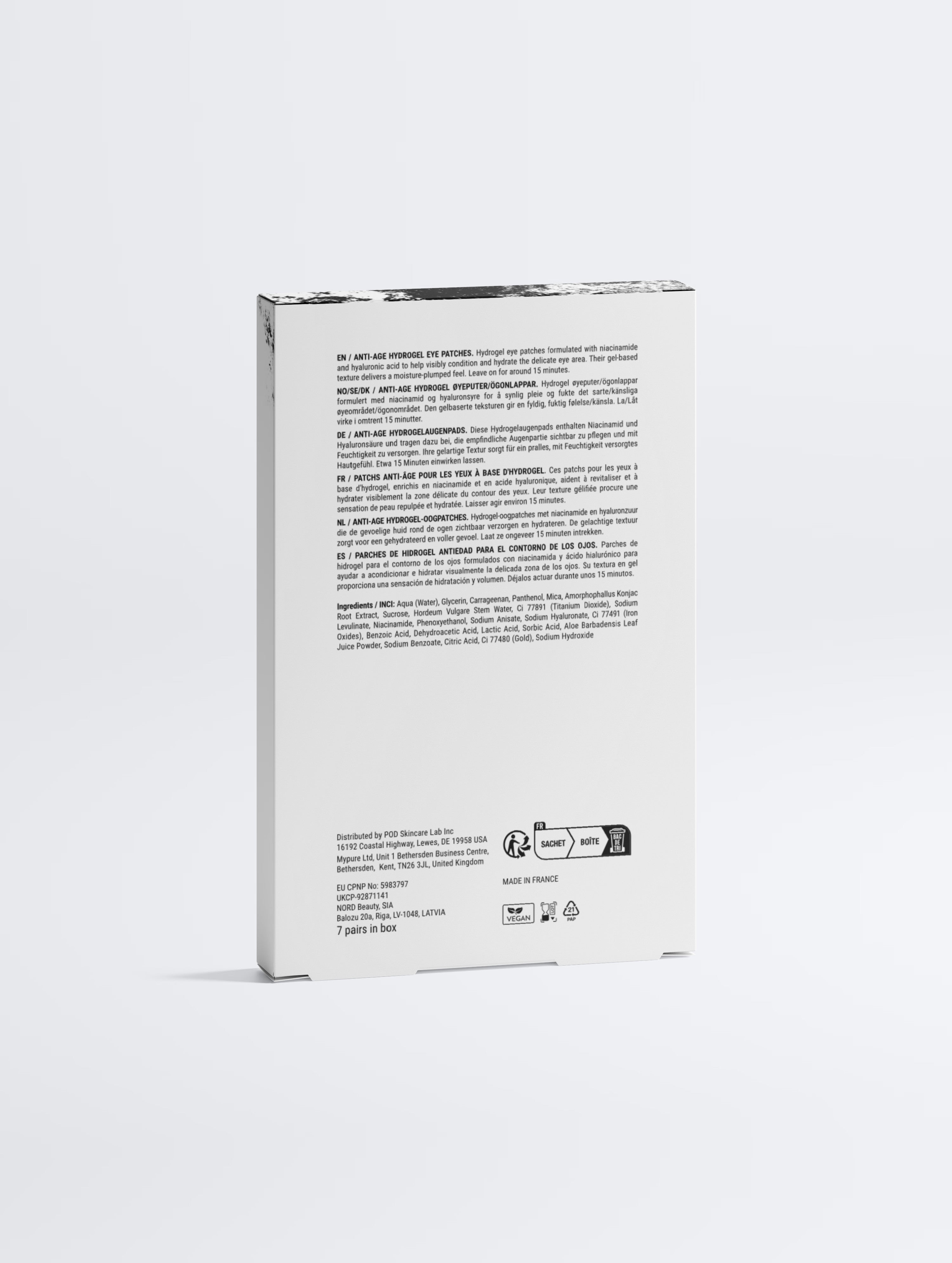 Anti-Age Hydrogel Eye Patches