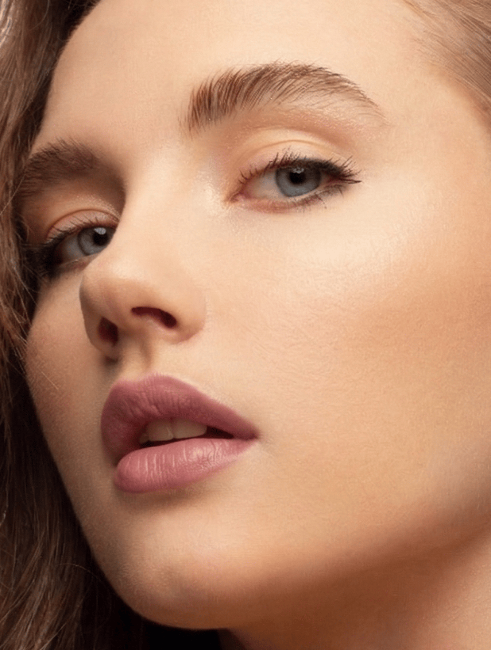 Matte Lipstick, Dusty Rose texture